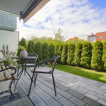 Blue Mare Posesja Kapitanska Cozy Garden A03, 70m Beach, Parking, Ogrodek
