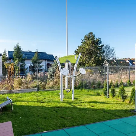 Blue Mare Posesja Kapitańska Cozy Garden A03, 70m Beach, Parking, Ogródek