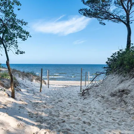 Blue Mare Posesja Kapitanska Cozy Garden A03, 70m Beach, Parking, Ogrodek Apartment Grzybowo (West Pomeranian)